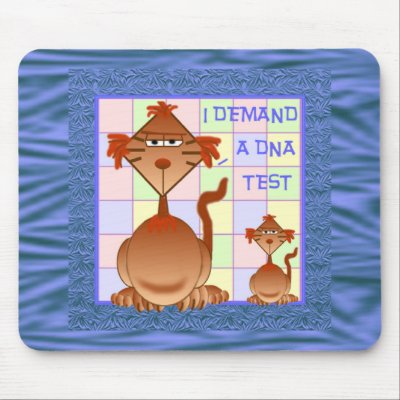 DNA Test Mousepad by Castleinc