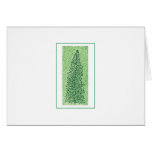 DNA Transcription Tree holiday catd Greeting Card