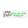 DNA Wake-Up Dash Bumper Sticker