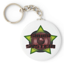 DnB Reggae Dub DUBSTEP DJ Sound System Keychains