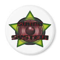 DnB Reggae Dub DUBSTEP DJ Sound System Refrigerator Magnet