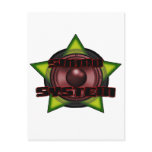DnB Reggae Dub DUBSTEP DJ Sound System Post Card
