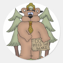 Do Feed the Bears Sticker
