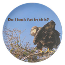 "Do I Look Fat In This" Eagle Plates