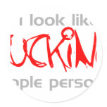 Do I Look Like A F***ing People Person? -  Emo Sticker