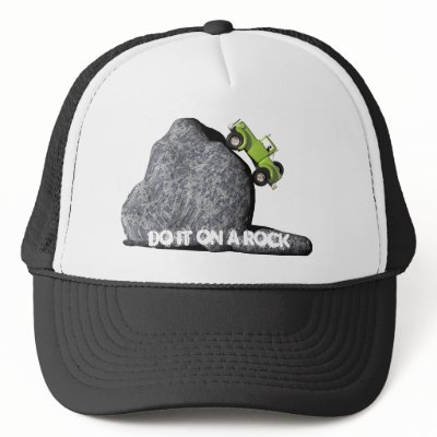Do it on a rock hats by Skeletonia