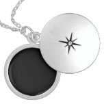 DO IT YOURSELF ~Med 1" Sterling Silver Round Locke necklaces