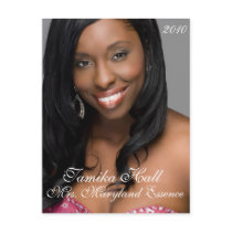 Do-It-Yourself Pageant Headshot | Autograph Card Post Cards