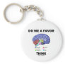 Do Me A Favour Think (Brain Anatomy Humour)