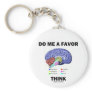 Do Me A Favour Think (Brain Anatomy Humour)