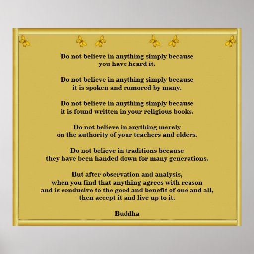Do not believe poster