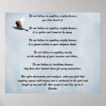 Do not believe print