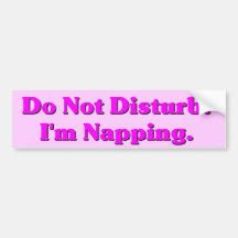 Do Not Disturb!