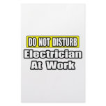 Do Not Disturb...Electrician at Work stationery
