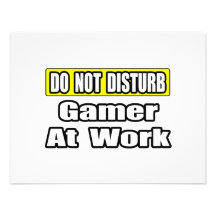 Do Not Disturb...Game At Work Custom Announcements