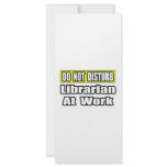 Do Not Disturb...Librarian at Work rack cards