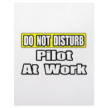 Do Not Disturb...Pilot at Work Letterhead Template