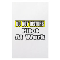 Do Not Disturb...Pilot at Work