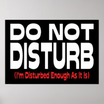 Do Not Disturb Print