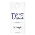 do not disturb full color rack card