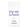 do not disturb rack card design