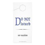 do not disturb rack cards