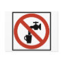 Do Not Drink the Water Highway Sign Postcards