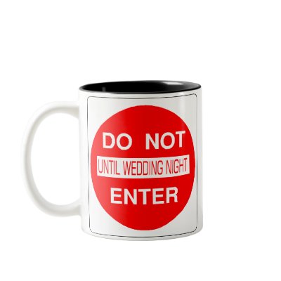 Do Not Enter Until Wedding Night Mug by weddingpartygifts