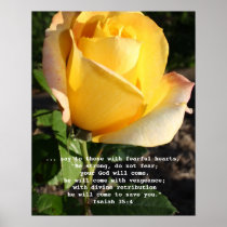 Do not fear inspirational bible verse poster
