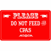 Do Not Feed The CPAs Photo Cut Out