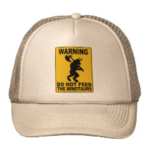 Do Not Feed the Minotaurs Mesh Hats