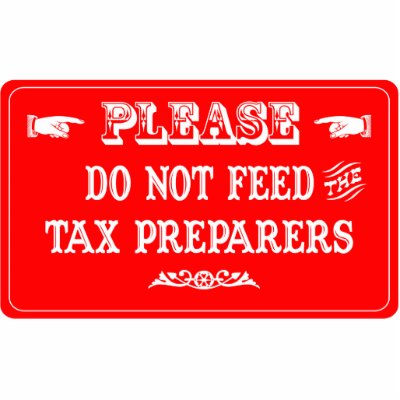 Do Not Feed The Tax Preparers Photo Sculpture by whatitis