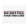 Do Not Fill Over This Line Post Cards