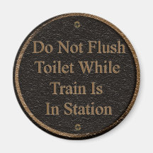 Do Not Flush Fridge Magnets