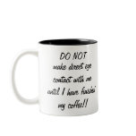 Do not  make direct eye contact...coffee mugs