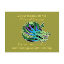 Do Not Meddle in the Affairs of Dragons Postcards