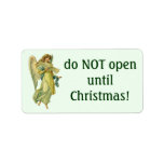 Do NOT open until Christmas! Personalized Address Labels