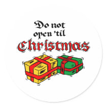 Do Not Open Until Christmas