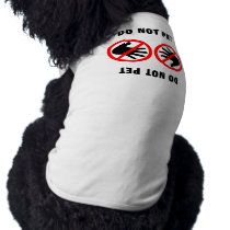 Do Not Pet t-shirt for dogs