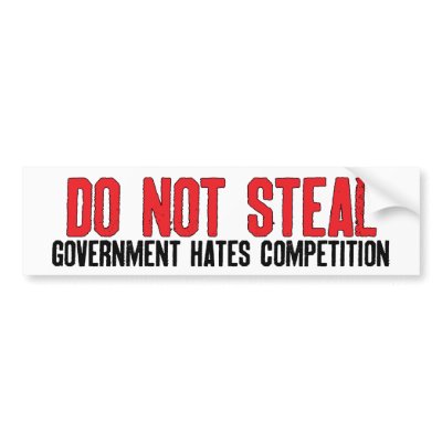 Do Not Steal Bumper Sticker by 4sillygoose