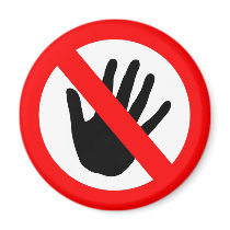 Do not touch magnets