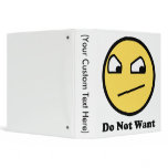 Do Not Want Awesome Face binders