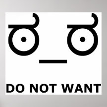 Do Not Want Disapproval Print