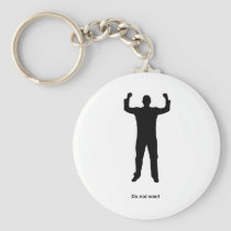 Do Not Want Silhouette keychains