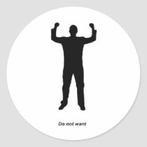 Do Not Want Silhouette stickers