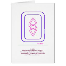 Do Si Do Card in Purple & Magenta