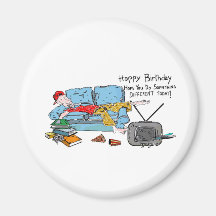Do Something Different Birthday Fridge Magnets