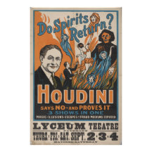 Do Spirits Return? Houdini Says No And Proves It Photographic Print
