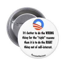 Do the right thing! pin