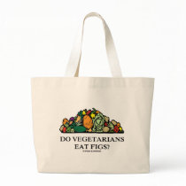 Do Vegetarians Eat Figs? (Pile Of Vegetables) Canvas Bags